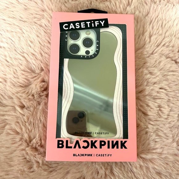 Black pink phone case